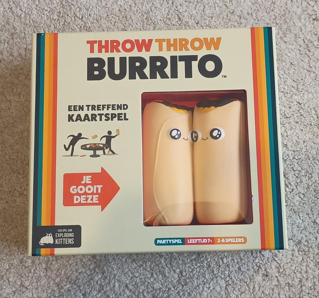 THROW THROW BURRITO, Vijf spelers of meer, Ophalen of Verzenden, Nieuw, Exploding Kittens