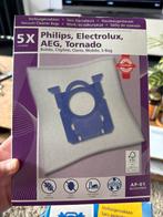 6x Stofzuigerzakken Philips, Electrolux, AEG, Tornado, Witgoed en Apparatuur, Stofzuigers, Stofzak, Verzenden, Stofzuiger, Nieuw