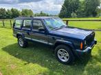 Jeep Cherokee 4.0 I AUT 2001 Blauw, Auto's, Jeep, 450 kg, Beige, Blauw, 3960 cc