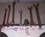 Diverse steek /ringsleutels dop grote maten, Auto diversen, Autogereedschap, Ophalen of Verzenden