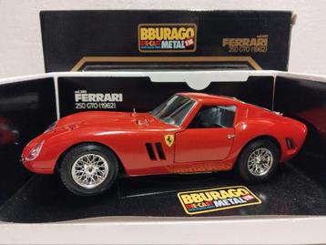 Ferrari 250 GTO rood 1962 1ste serie Bburago metal 1:18 KRD beschikbaar voor biedingen