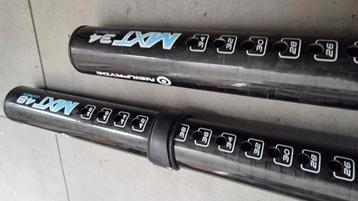 NEILPRYDE MXT CARBON VERLENGER  34 cm nieuwstaat +Base plate beschikbaar voor biedingen