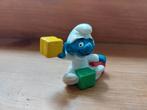 Kleuter smurf met blokken 20214 jubileum versie De Smurfen, Verzamelen, Smurfen, Ophalen of Verzenden