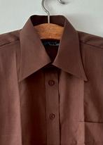 Vintage blouse seventies nieuw uit verpakking, Ophalen of Verzenden, Nieuw, Maat 38/40 (M), Bruin