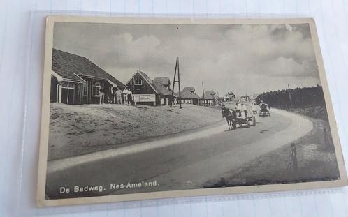 Prachtige ansichtkaart uit Nes Ameland, Verzamelen, Ansichtkaarten | Nederland, Gelopen, Waddeneilanden, Voor 1920, Ophalen of Verzenden