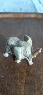 Miniatuur van een olifant in Onyx., Ophalen of Verzenden, Zo goed als nieuw, Dier
