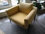 Leuke Ikea KOARP fauteuil met afneembare hoes in (licht)geel, Huis en Inrichting, Fauteuils, 75 tot 100 cm, Minder dan 75 cm, Gebruikt