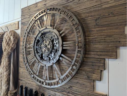 Radar wandklok met een diameter van 90 cm, Huis en Inrichting, Woonaccessoires | Klokken, Nieuw, Wandklok, Analoog, Ophalen of Verzenden