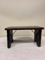 Authentiek rustiek bijzettafeltje/voetenbankje, Huis en Inrichting, Ophalen