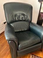 Donker groene Lazy Boy   , van leer, Huis en Inrichting, Ophalen, Zo goed als nieuw, Leer