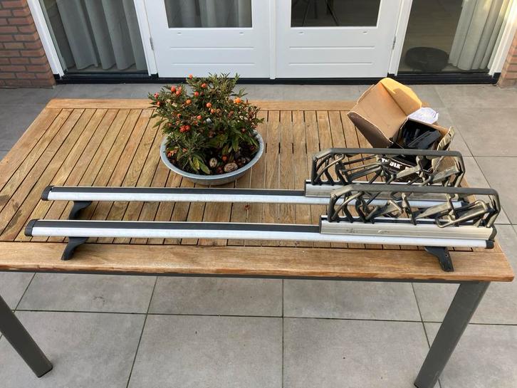 Thule Dakdragers Hyundai  I40 met Skidragers, Auto diversen, Dakdragers, Gebruikt, Ophalen