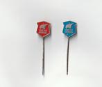2 verschillende volmetaal speldjes VZVZ verzekering, Verzamelen, Speldjes, Pins en Buttons, Ophalen of Verzenden, Overige onderwerpen