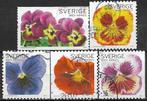ZWEDEN serie Zomergroeten - Violen - 2010, Verzenden, Zweden, Gestempeld
