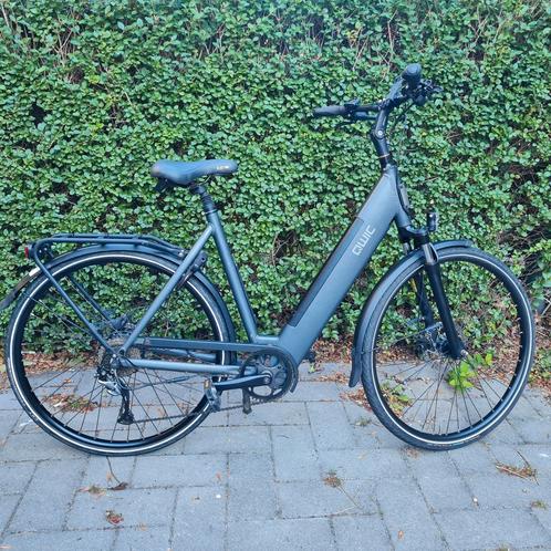 Nette Qwic RD9 57cm/Achter motor/504Wh/vering/mat grijs, Fietsen en Brommers, Fietsen | Dames | Sportfietsen en Toerfietsen, Zo goed als nieuw