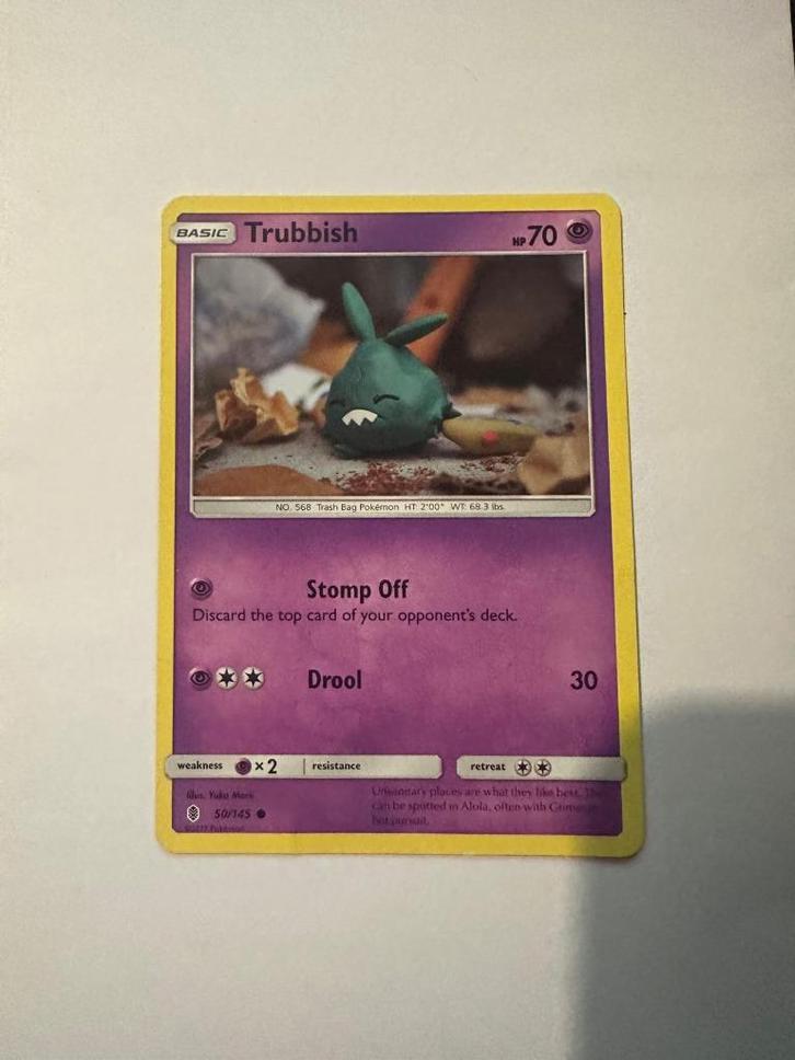 Trubbish – 50/145 – Guardians Rising, Hobby en Vrije tijd, Verzamelkaartspellen | Pokémon, Gebruikt, Losse kaart, Ophalen of Verzenden