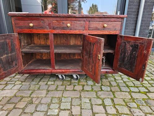 Buitenkeuken ,horeca dressoir vol mahonie, Tuin en Terras, Tuinmeubel-accessoires, Ophalen of Verzenden