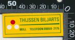 Sticker: Thijssen Biljarts - Mill, Ophalen of Verzenden