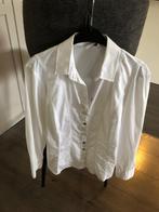 blouse Just White maat 24 wit leuke knoopjes, Just White, Gedragen, Ophalen of Verzenden, Wit