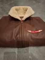 Austin Healey Nubuck jas met schaapsborgkraag, Ophalen of Verzenden, Nieuw, Maat 52/54 (L), Bruin