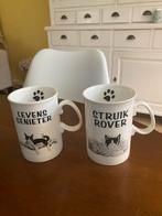 Twee porseleinen Engelse Felix de kat mokken - vintage, Huis en Inrichting, Keuken | Servies, Gebruikt, Ophalen of Verzenden, Overige stijlen
