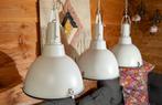 HANGLAMPEN SET VAN 3 STUKS, Ophalen, Gebruikt, INDUSTRIEEL, 50 tot 75 cm