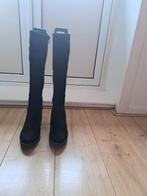 GABOR hoge suede laarzen zwart. Maat 37, Hoge laarzen, Zwart, Ophalen of Verzenden, Zo goed als nieuw