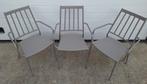92 x metaal terrasstoelen horeca cafe bistro stoelen terras, Ophalen of Verzenden, Zo goed als nieuw, Metaal, Grijs