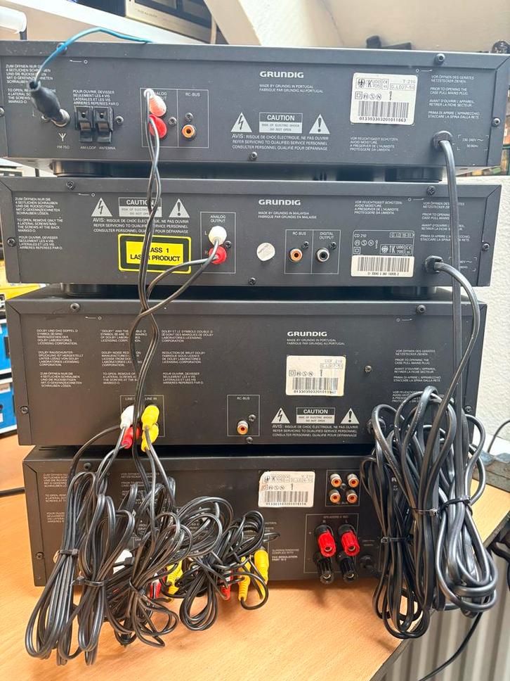 Grundig Hifi Set Compleet - Krasvrij & Getest, Audio, Tv en Foto, Stereo-sets, Zo goed als nieuw, Cassettedeck, Overige merken