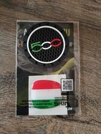 Fiat 500 Italië onderzetter voor bekerhouder en 3D sticker, Auto diversen, Autostickers, Ophalen of Verzenden