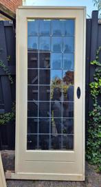 Glas in lood deuren, Doe-het-zelf en Verbouw, Deuren en Horren, Gebruikt, 80 tot 100 cm, Binnendeur, Ophalen of Verzenden