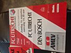 FC UTRECHT  , FC DEN BOSCH , WEDSTRIJDPOSTER, Ophalen of Verzenden, Zo goed als nieuw, F.C. Utrecht