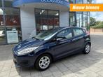 Ford FIESTA 1.5 TDCI STYLE LEASE-5DEURS-LMV-AIRCO-NAVI-CRUIS, Voorwielaandrijving, Gebruikt, Blauw, Origineel Nederlands