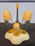 Biesse Casa 4-delige cruet set zout peper olie azijn, Ophalen of Verzenden