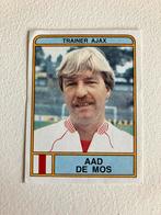 Panini Ajax - Voetbal ‘84 - Aad de Mos, Verzamelen, Ophalen of Verzenden, Zo goed als nieuw, Ajax, Poster, Plaatje of Sticker