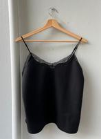 Zara Black Lace Tanktop, Ophalen of Verzenden, Zo goed als nieuw, Zara, Zwart