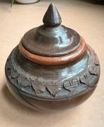 Mooie pot, raku techniek, Nepal?, Ophalen of Verzenden