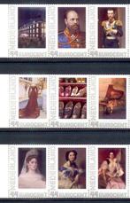 9 persoonlijke postzegels postfris hermitage amsterdam, Postzegels en Munten, Postzegels | Nederland, Ophalen of Verzenden, Na 1940