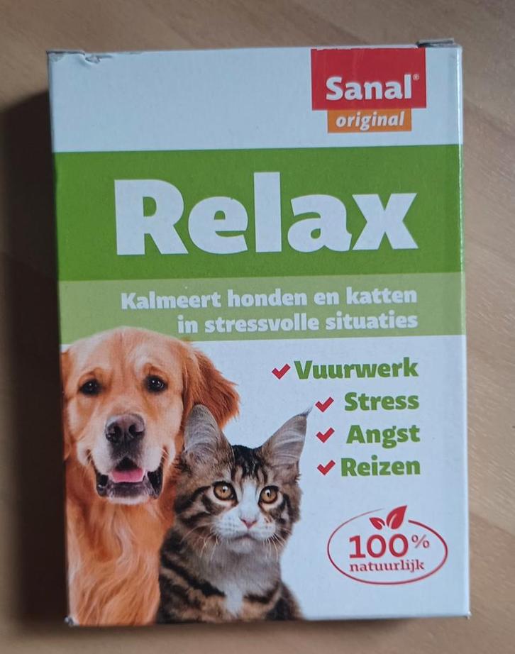 Sanal Tabletten tegen stress bij honden of katten, Dieren en Toebehoren, Dierenvoeding, Hond, Ophalen of Verzenden