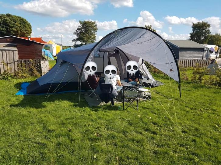 6 persoons tent met extra luifel, Caravans en Kamperen, Tenten, Ophalen
