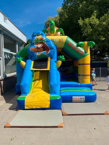 Springkussen combo hawaii te huur/ huren beschikbaar voor biedingen