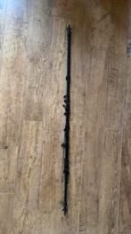 Gordijnrail zwart 1 tot 2 meter, Gebruikt, Zwart, Ophalen