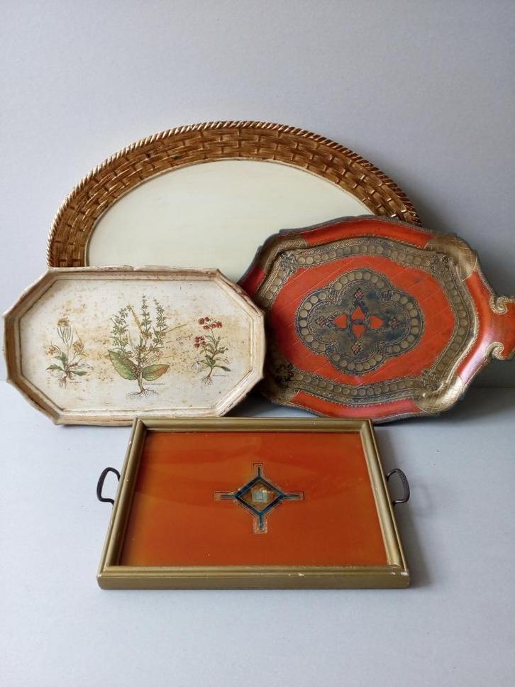 Dienbladen o.a.Barok/Florentijns.Decoratie.Pr.p/st.vanaf, Antiek en Kunst, Curiosa en Brocante, Ophalen of Verzenden