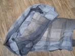 mooi grijs viscose sjaaltje zgan, Ophalen of Verzenden, Zo goed als nieuw, Maat 46/48 (XL) of groter, Sjaal