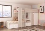 Maxim Multifunctioneel Stapelbed - 90x190 - Wit