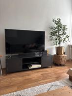 Kwantum TV Meubel castello zwart Metaal - 142x40x42 cm, Huis en Inrichting, Ophalen, Gebruikt, 100 tot 150 cm, Minder dan 100 cm