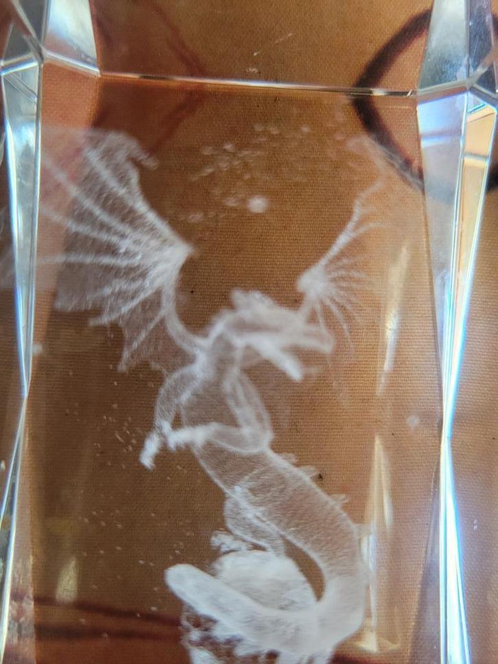 Hologram draak., Antiek en Kunst, Curiosa en Brocante, Ophalen of Verzenden