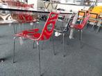 Set stoelen 6x Scab Design model Wave  **opruiming**, Ophalen, Rood, Italian Design, Nieuw
