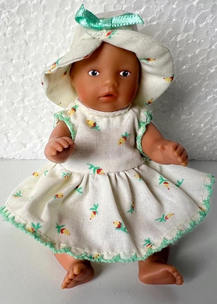 Mini baby born popjes in originele mini baby born kleding, Kinderen en Baby's, Speelgoed | Poppen, Zo goed als nieuw, Babypop