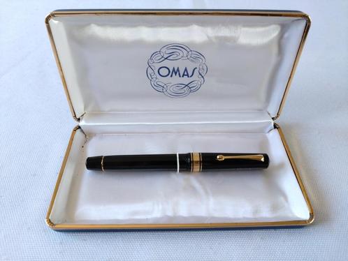 Omas Milord 18K/750 gouden M-Nib, Verzamelen, Pennenverzamelingen, Zo goed als nieuw, Vulpen, Overige merken, Met doosje, Ophalen of Verzenden