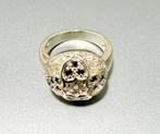 Mystique Noir Dome Ring, Ophalen of Verzenden, Nieuw, Zilver, Dame